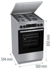 GKS5C71XF nerez Bezplatný servis 5 let po registraci