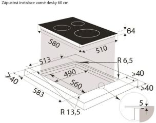BPI6420B černá + 4roky záruka zdarma po registraci