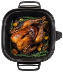 213390000 Pečenka Family černá/nerez