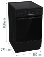 GECS5C70BPA černá Bezplatný servis 5 let po registraci