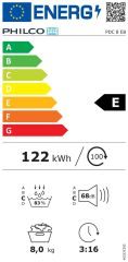 PDC8EB bílá/černá Bezplatný servis + 3 roky zdarma